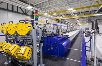 Inside Industrial Paper Mill