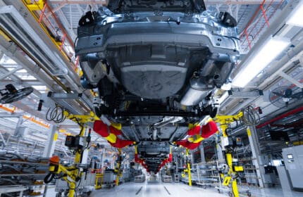 Automotive Production Line - Interior View