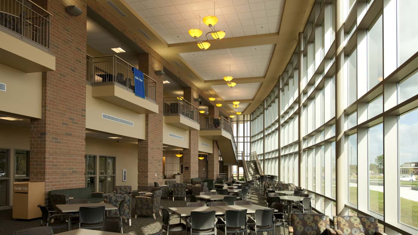 Bellin College Common Area with View