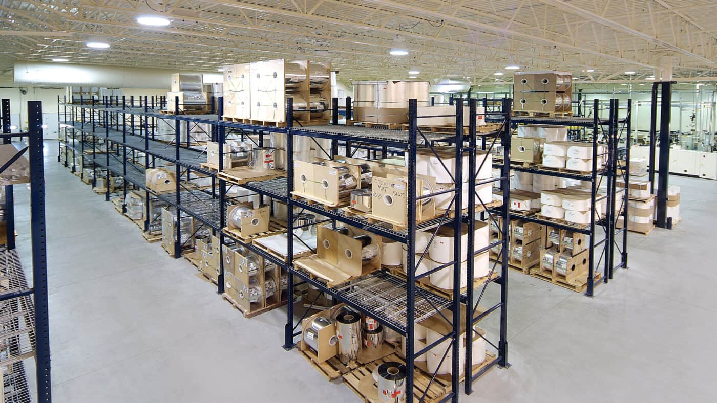 Belmark Office and Manufacturing Facility - Warehouse Racks