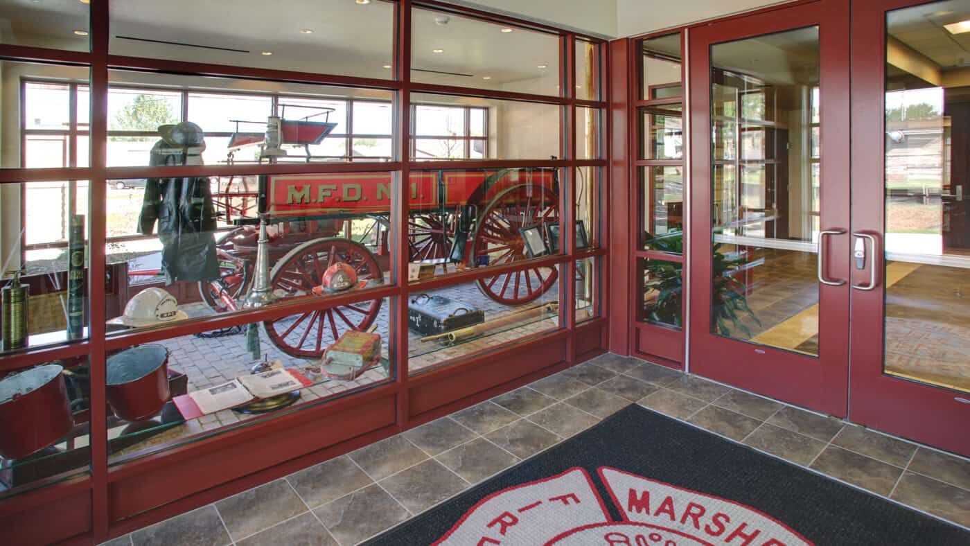 City of Marshfield Central Fire Station and Rescue Facility Historical Equipment Display