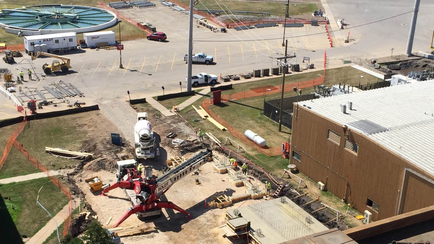 Expera Specialty Solutions - IB MACT Aerial View of Equipment Installation