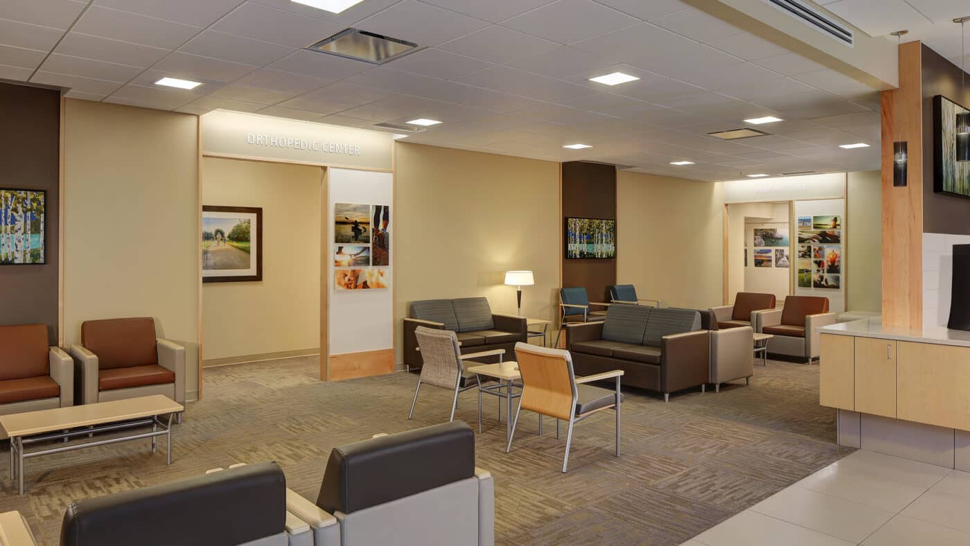 North Shore Health Hospital and Care Center Interior Lobby and Seating
