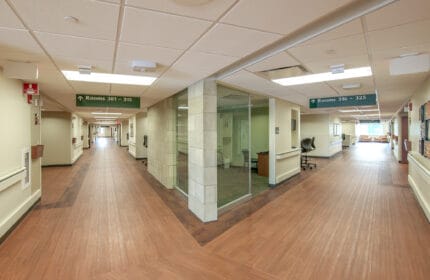 ThedaCare Regional Medical Center - Appleton Tower - Corridors to Patient Rooms on 3rd Floor