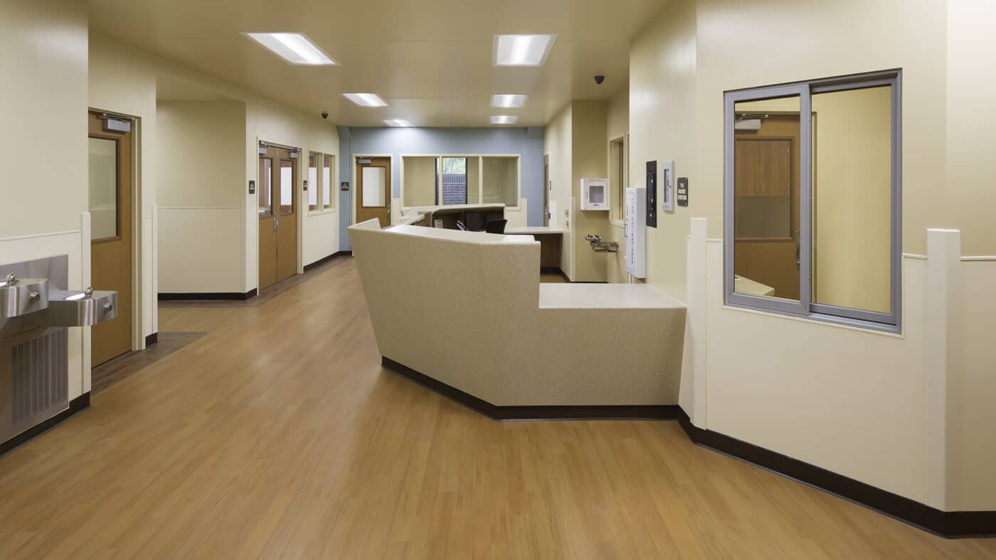 Universal Health Systems - Sierra Vista Hospital Staff Desk and Corridor
