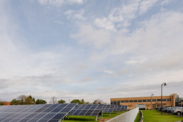 Solar Energy Contractor: Solar Farm at Boldt Corporate Headquarters